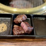 SATOブリアン七番 - 鹿児島県産和牛 ハラミ（塩）