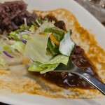 キッチン ブルー グローブ - サラダと