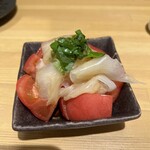 餃子のかっちゃん - ガリトマト