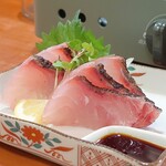 温鮮酒場 ちょんまげ - 淡路のコショウ鯛焼霜