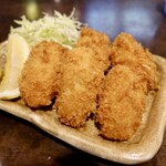 茅場町 長寿庵 - カキフライ単品