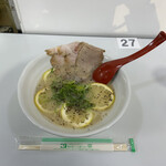 麺也オールウェイズ - レモンとんこつラーメン1050円