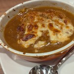 高倉町珈琲 - オニオングラタンスープ