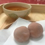 さるや - 申餅(ほうじ茶付)