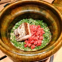焼肉古今 - 鰆とヒレ肉土鍋ご飯