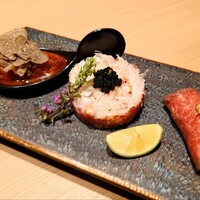 焼肉古今 - 古今ユッケの盛り合わせ