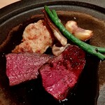 デトレゾン - 鹿肉ロースト♡赤ワインとジュのソース☆ワイルド感が味わえる赤身らしい美味しさ⭐️