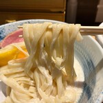 鴨出汁中華蕎麦 麺屋yoshiki - 鴨とポルチーニのTKMつけ麺(塩)  1600円
                                （限定）