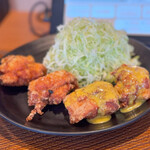 とんから亭 - 料理写真:2024年12月再訪:ハニーマスタード合盛り定食☆