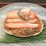 瞬 - 香箱蟹　蟹の身はしっとり　内子外子の味付けも絶品　　スタートからテンションアゲアゲ　笑