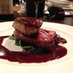 キャトルラパン - ☆鴨肉とフォアグラのソテー、濃厚ソースで、、、。