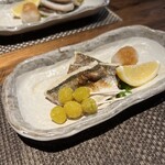 目白　咲き - 銀杏と焼魚