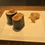 麹町いづみや しろ - かんぴょう巻き、トロタク巻き