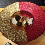 安土 - クワイと車海老・チーズの揚げ物