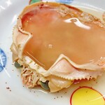 菊一 - カニ面　甲羅酒