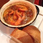 俺のイタリアン marche - ソフトシェルシュリンプのアヒージョ