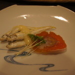 徳山鮓 - 小鮎飯ソース　干し柿と胡桃