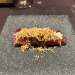 イル アオヤマ - お米と生ハムのプレザオーラに白トリュフ