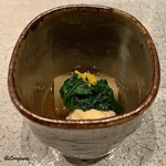 日本料理 TOBIUME - 甘鯛の真薯と鈴菜の炊合せ