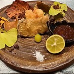 日本料理 TOBIUME - 松茸と穴子のフライ