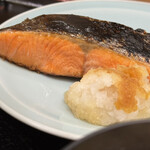 季節料理 魚竹 - 銀鮭照焼