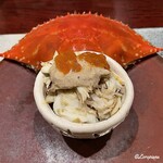 日本料理 TOBIUME - 菱蟹のかにみそ和え