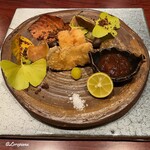 日本料理 TOBIUME - 松茸と穴子のフライ