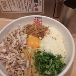 元祖油堂 田町店 - 油そばC　特　1230円