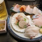 函館 開陽亭 - お刺身盛合せ 1人前盛り 1,860円