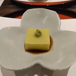 割烹 清風 - 突き出し：銀杏豆腐