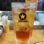 博多串焼きバッテンよかとぉ - メガ 黒ウーロン茶割り
