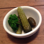 トーステッド - トーストに付いてくるピクルス