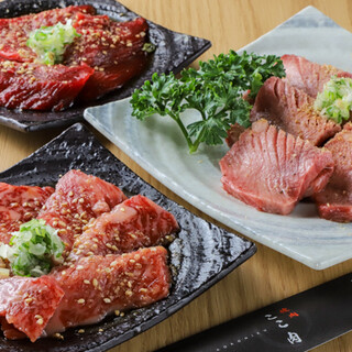 上タン塩・カルビ・ロースなど、上質なお肉を最高の状態でご提供