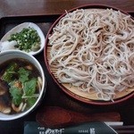 長府 やぶそば - 鴨汁せいろ 1,180円