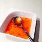 文菜華 - あんかけ焼きそば用スィートチリソース、こちらも勿論自家製で旨い！