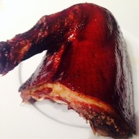 文菜華 - 北京ダックのダックです,写真撮影のの為にわざわざ一本出してきてくれました、感謝！！