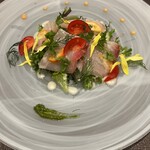 Kumazawa - メカジキサラダ仕立て3種のドレッシング