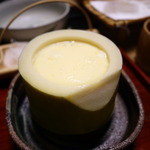 甚内旅館 - 孟宗の器の茶碗蒸し