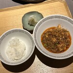 茶禅華 - 麻婆豆腐　ご飯