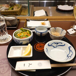 銀座天一 - 料理写真:キノコのお浸しと和風サラダ