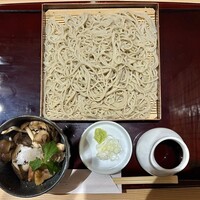 鴨しゃぶ さ和鳥 東上野 - 「鶏きのこせいろ」@1400＋「大盛り」@300