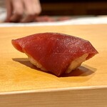 鮨 はしもと - 赤身　青森三厩　軽く15秒漬け　酸味がまろやか