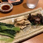 かき傳 - 漬物盛り合わせ800円