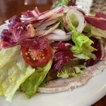 トラットリア フランコ - ランチの前菜で出てくるポルケッタサラダ