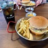 Burger&cafe bites - 料理写真:バイツバーガーセット¥1200