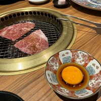 中目黒焼肉 登牛門 - リブロースの焼きすき