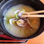 おさかな処 小山 - アサリのお味噌汁