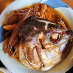 おさかな処 小山 - カンパチのアラ炊き