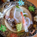 おさかな処 小山 - お刺身4点盛り