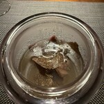 フィオッキ - 上のお料理にソースをジュワッとかけてしばらく待っていただきます　美味し過ぎます